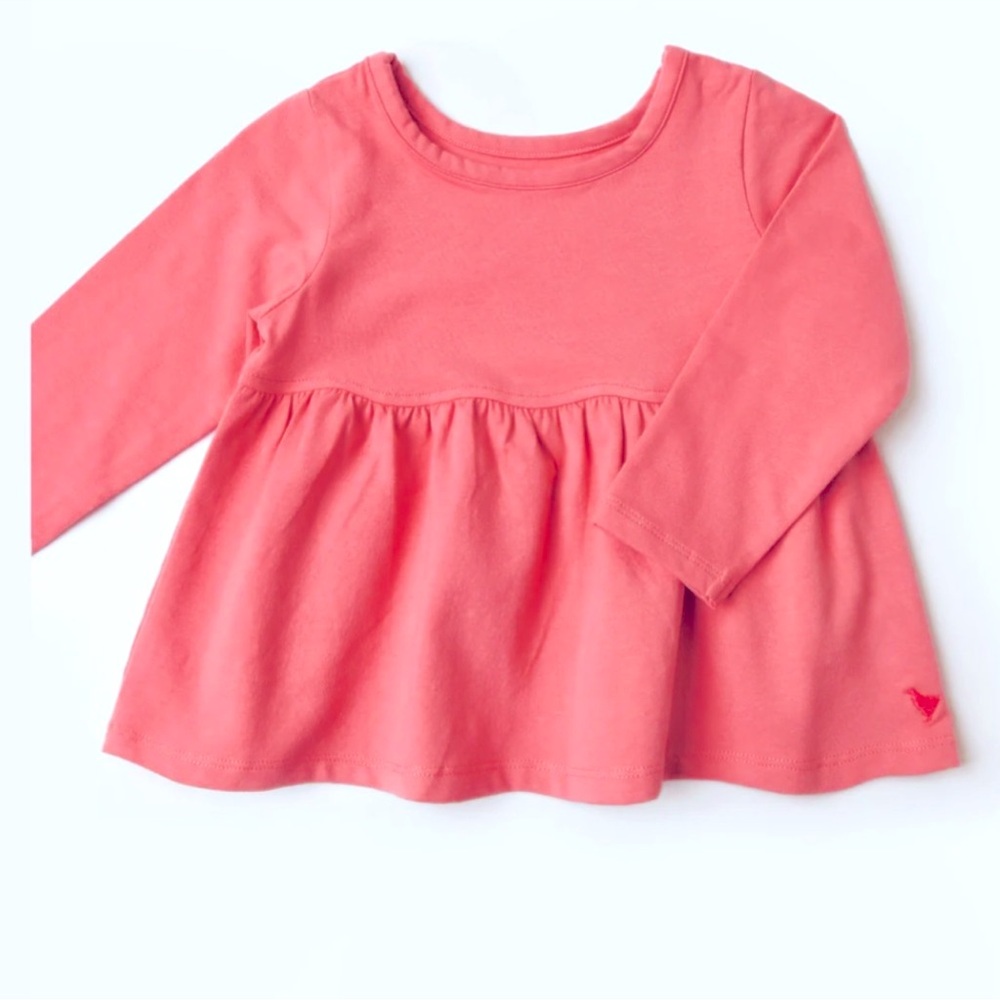 Pink Chicken Bette Organic Rosy Pink Long Sleeve Top